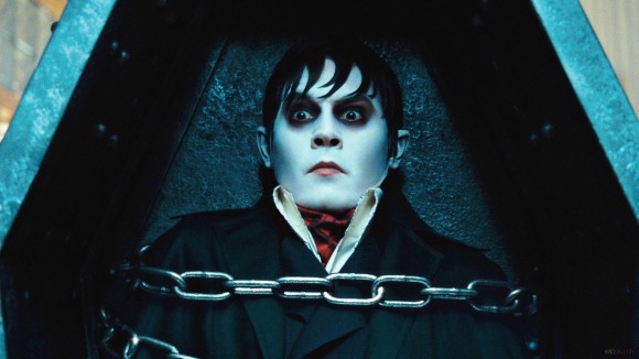 Johnny Depp as Barnabas Collins in the Tim Burton remake of Dark Shadows